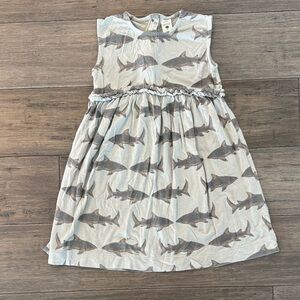 Shark Print modal Kids Dress